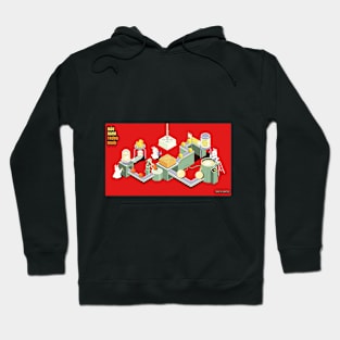 Mid Autumn Bunny Factory Hoodie